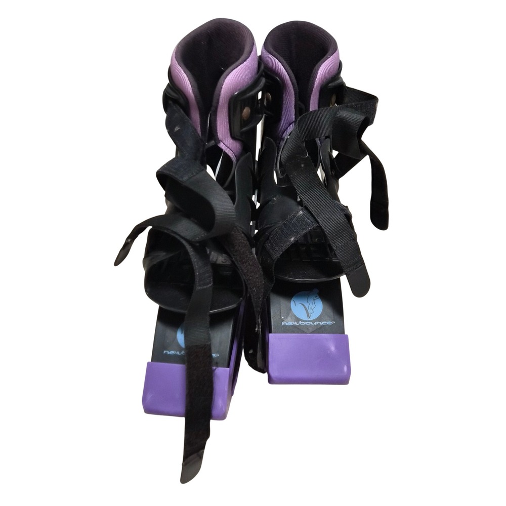 New Bounce Jump Shoes Rebound Boots Black Purple Low Impact Fitness Exercise